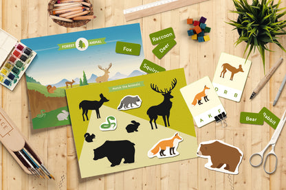 Forest Animals Fun | Forest Learning Game
