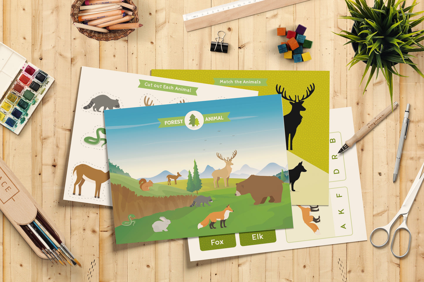 Forest Animals Fun | Forest Learning Game