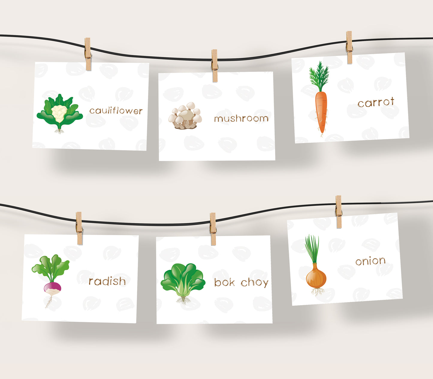 Veggies Matching Game | Pretend Garden