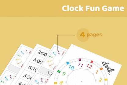 Clock Cutouts | Learn Analog Clock