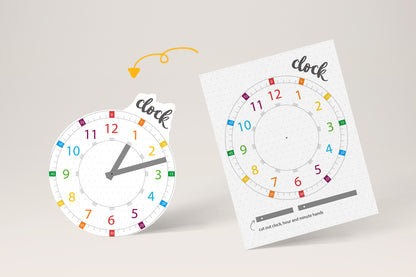 Clock Cutouts | Learn Analog Clock