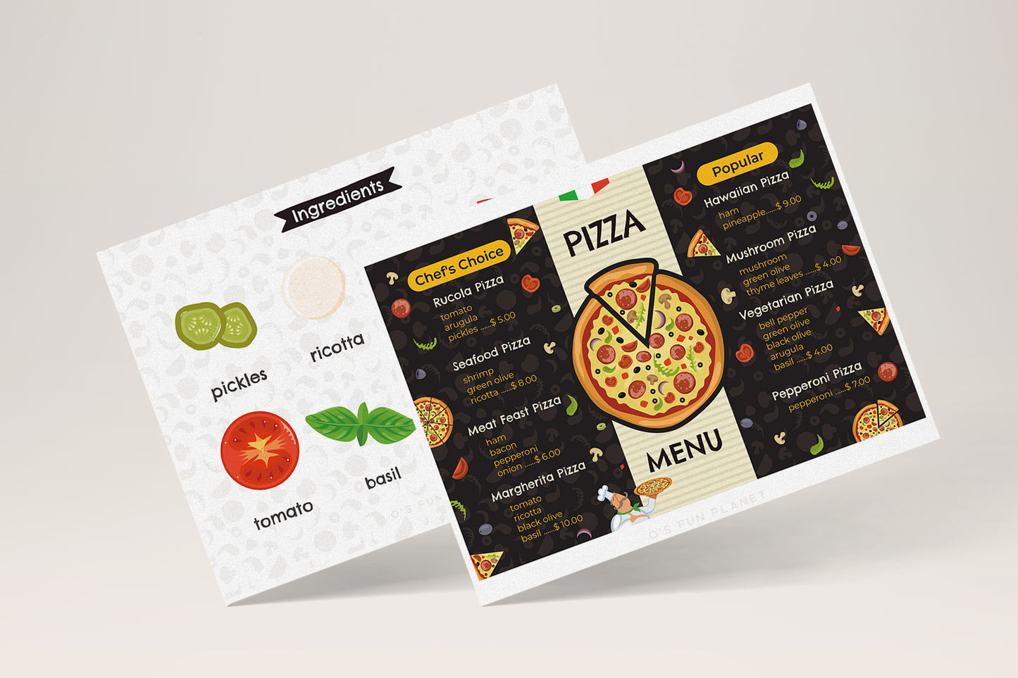 Pizza Making Game | Ingredients Flashcards